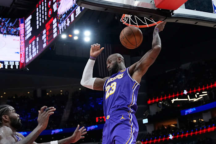 Lakers' LeBron James is questionable against Heat as he approaches NBA record for games played