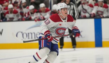 Montreal Canadiens F Cole Caufield does not start third period vs. Toronto Maple Leafs