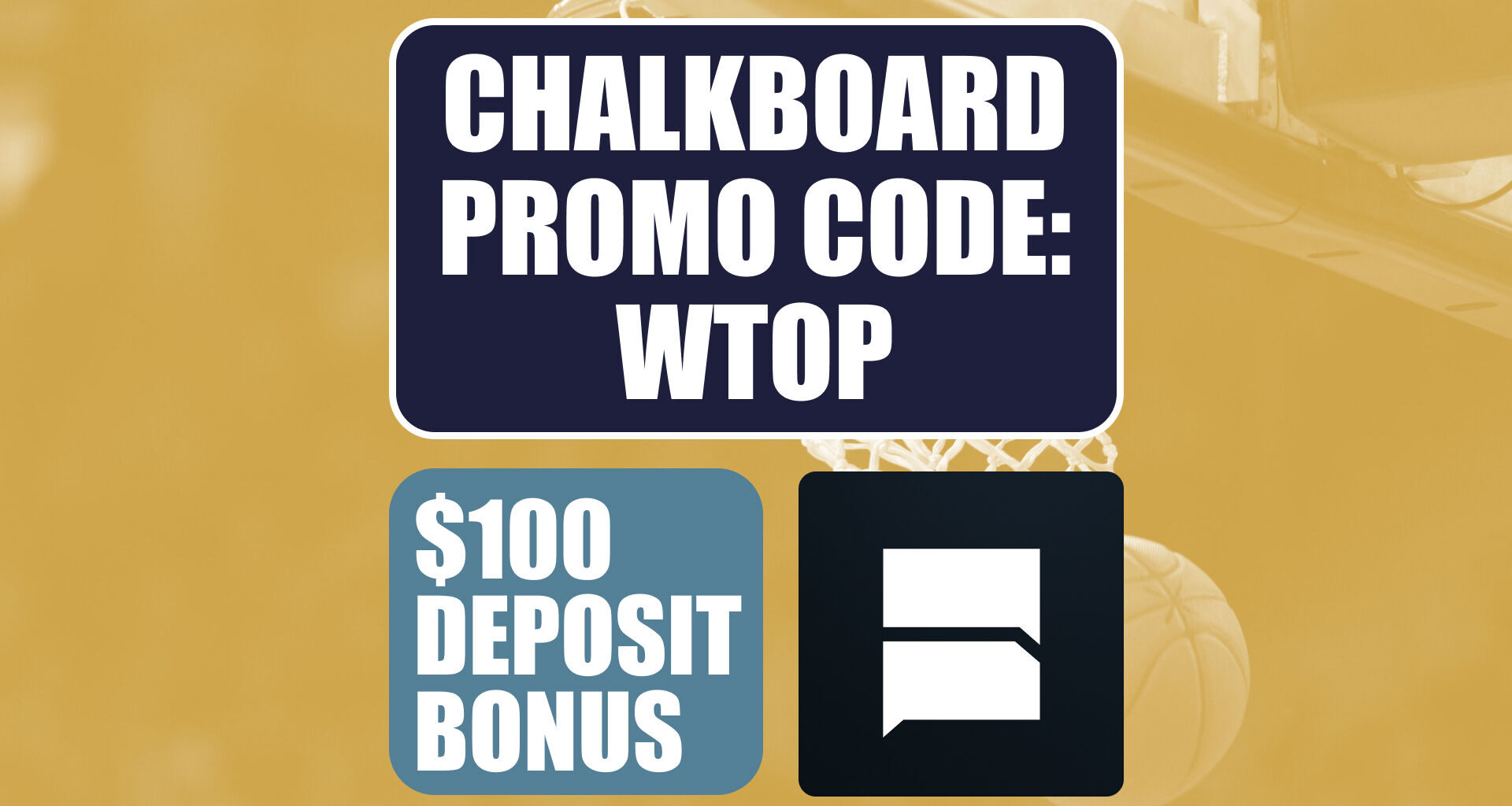 Chalkboard Promo Code WTOP: Claim $100 Bonus For Elite 8, NBA, MLB Picks