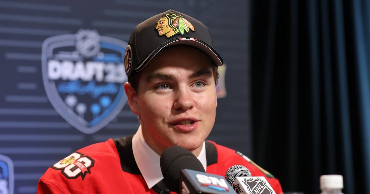 Anton Frondell recalled by Chicago Blackhawks ahead of road trip