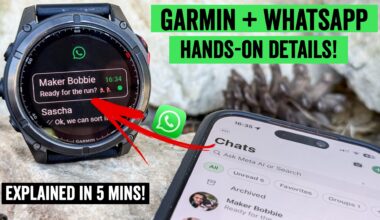 Garmin Launches WhatsApp Integration for Watches
