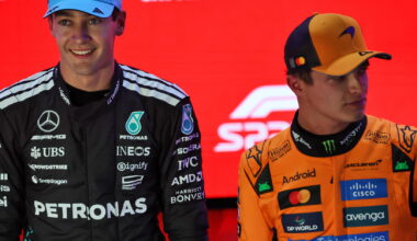 George Russell snaps back after Lando Norris criticism