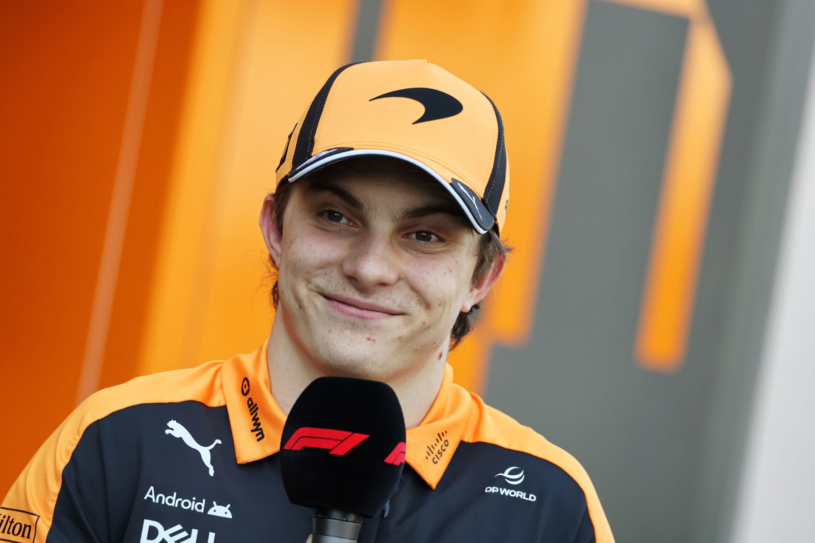 Oscar Piastri reacts to first Supercars laps