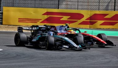 Russell wins China sprint after big Ferrari battle