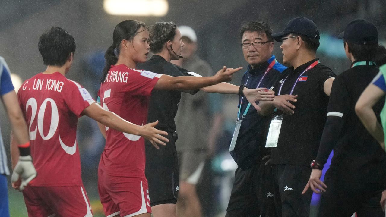 North Korea vs China, refuse to play for several minutes after VAR drama, goals video, Matildas quarter-final opponent, news