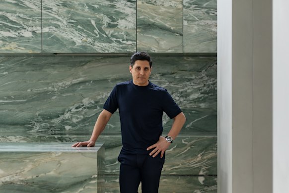 Feras Raffoul at home in Toorak.