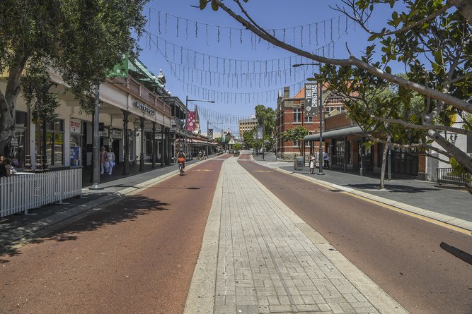 The empty South Terrace in Fremantle that the committee is working to bring back to life. 