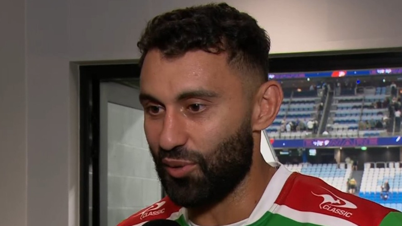 Alex Johnston reveals Wayne Bennett reaction to try, South Sydney Rabbitohs, interview, video