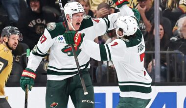 McCarron has goal, assist in debut, Wild defeat Golden Knights