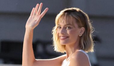 Margot Robbie debuts new hairstyle at Paris Fashion Week, Kylie Minogue catches up with Oprah Winfrey
