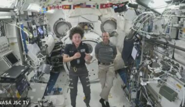 Brunswick students talk with NASA astronauts aboard ISS