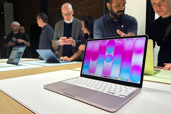 The MacBook Neo’s keys look white, but they’re subtly tinted.