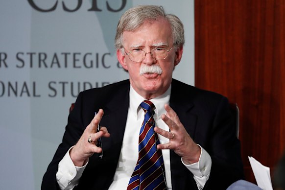 Former US national security adviser John Bolton.