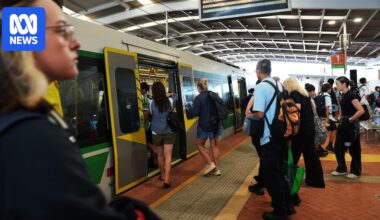Is the 'big spike' in public transport usage in Perth because of high fuel prices?