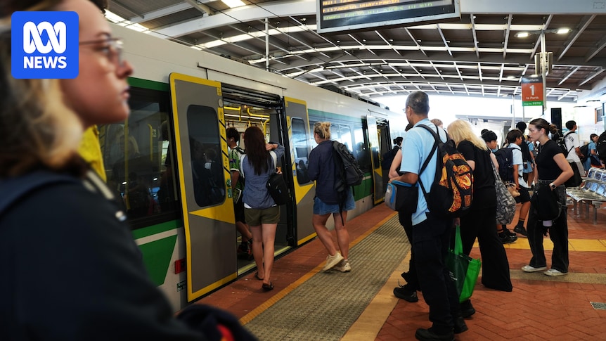 Is the 'big spike' in public transport usage in Perth because of high fuel prices?