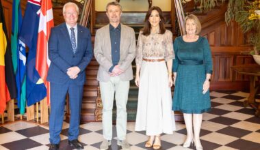 Australian-born Queen Mary of Denmark and husband King Frederik hosted at Government House in Perth