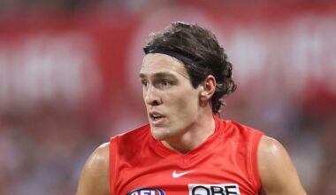 Sydney Swans beat Brisbane Lions but sweat on Gulden shoulder injury