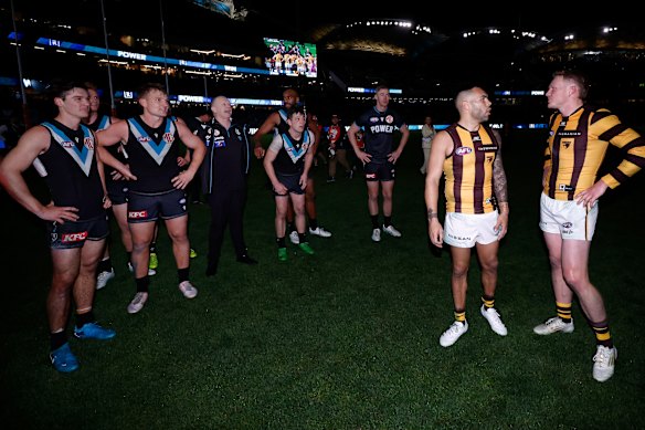Hawthorn were among the clubs that sounded out Hinkley despite their clash during the 2024 finals series.