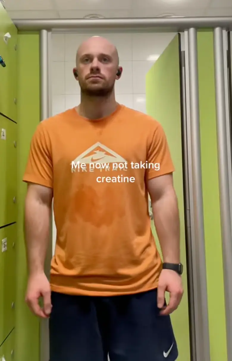 He looks noticably different without creatine (YouTube/Cillian Domican)