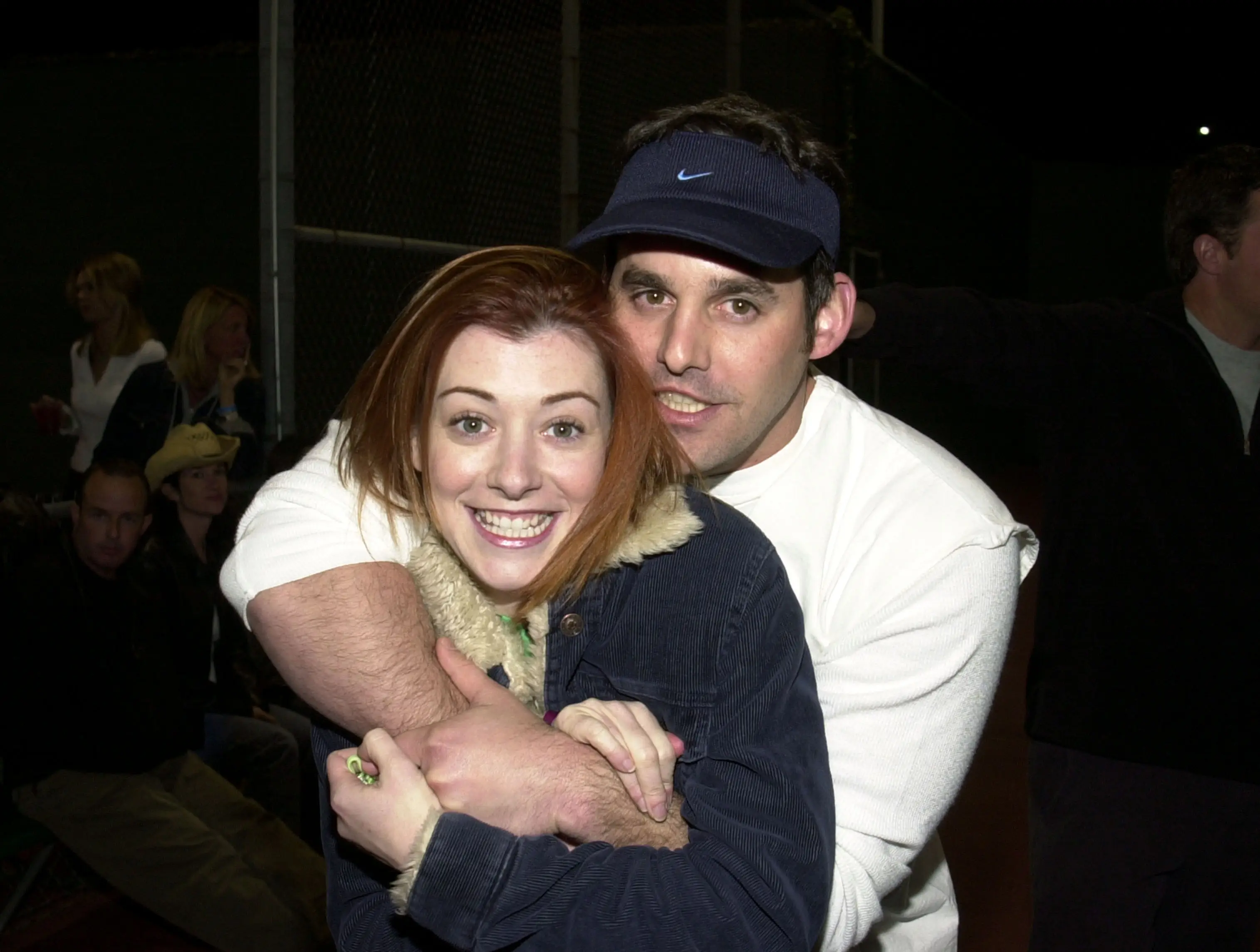 Brendon alongside his Buffy co-star and on-screen best friend Alyson Hannigan (Jean-Paul Aussenard/WireImage for InStyle Magazine)