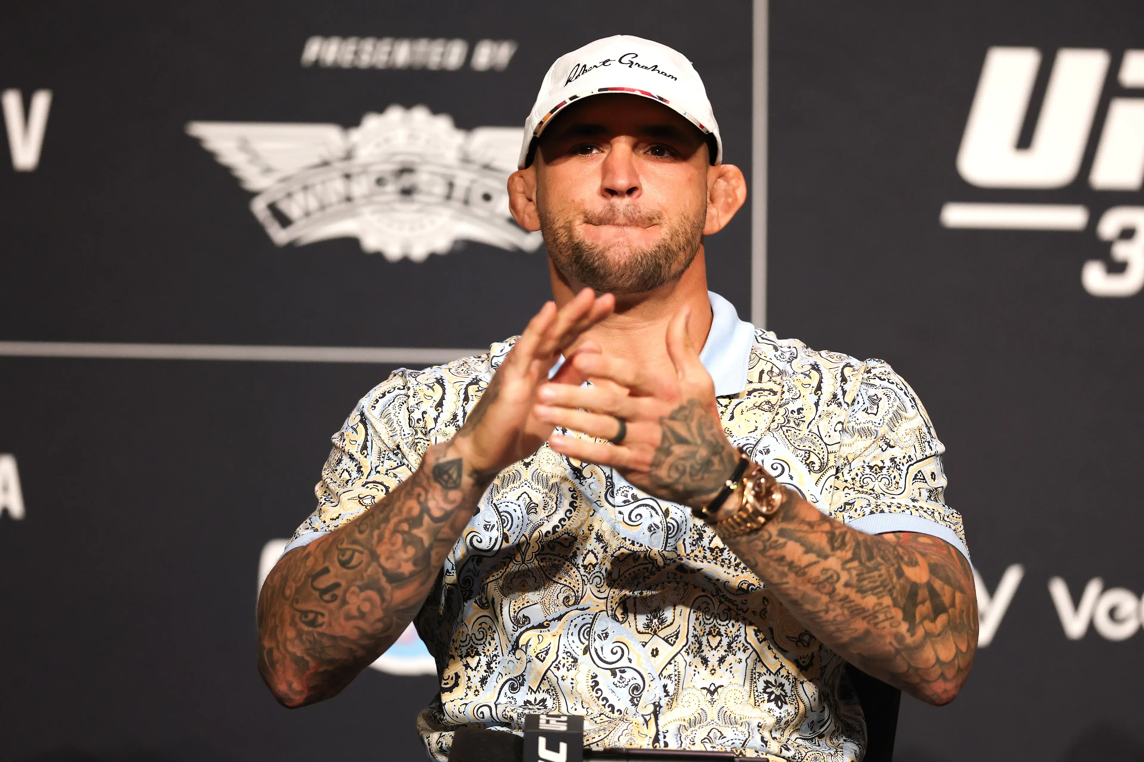 Dustin Poirier wanted to fight in boxing. Image: Getty