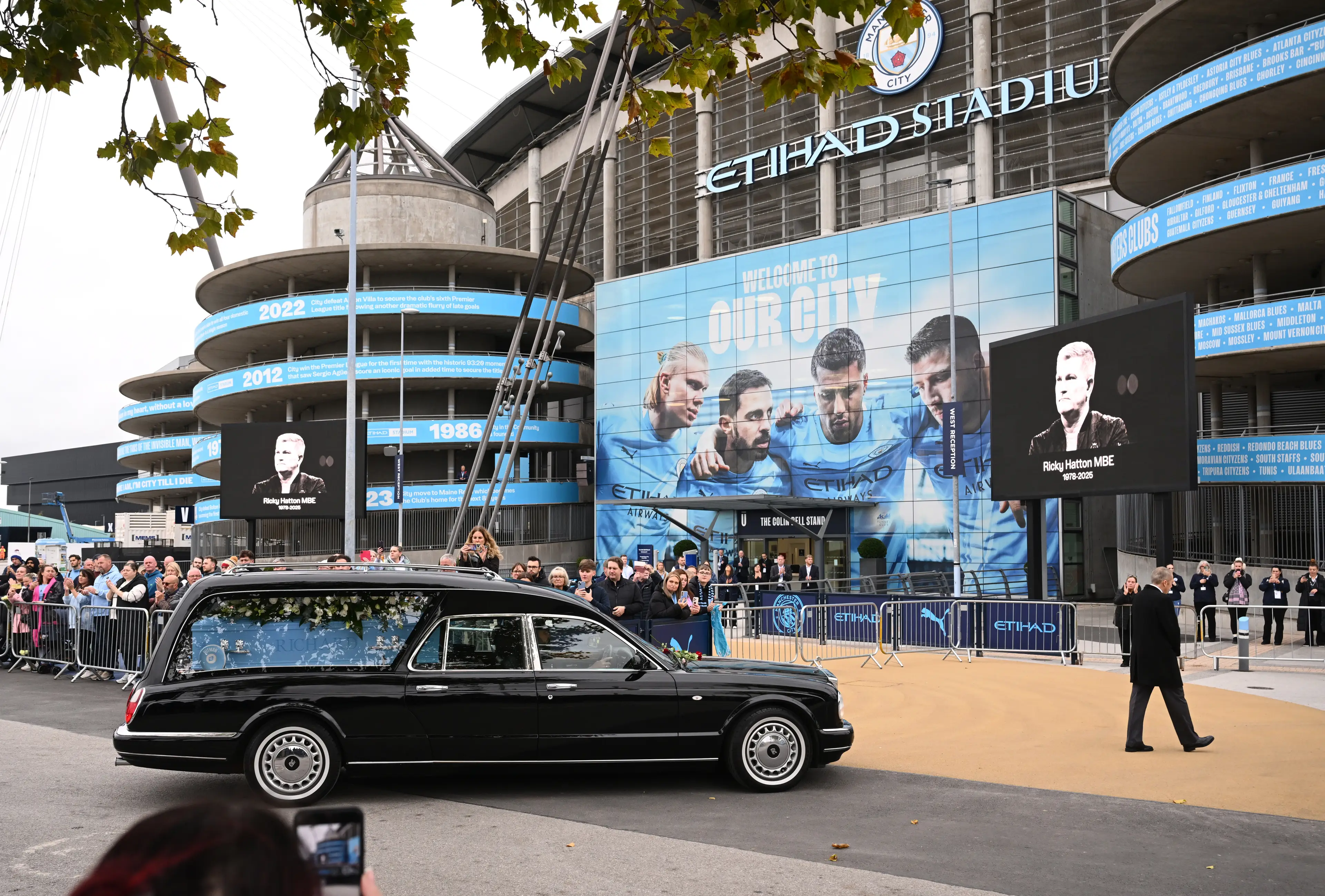 Ricky Hatton was a massive Manchester City fan. Image: Getty