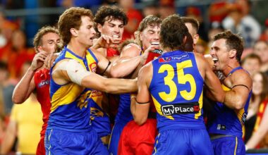 West Coast Eagles smashed in first half, produce fight in second half in 59-point season-opening loss to Suns