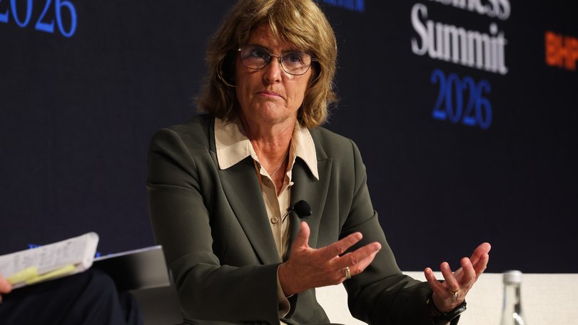 RBA governor Michele Bullock at the AFR Business Summit in Sydney on Monday.