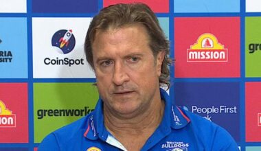 Luke Beveridge post match press conference, video, Western Bulldogs loss to Adelaide Crows, time stopped, Sam Darcy, latest news