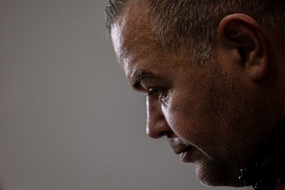 Sacked Manly coach Anthony Seibold.