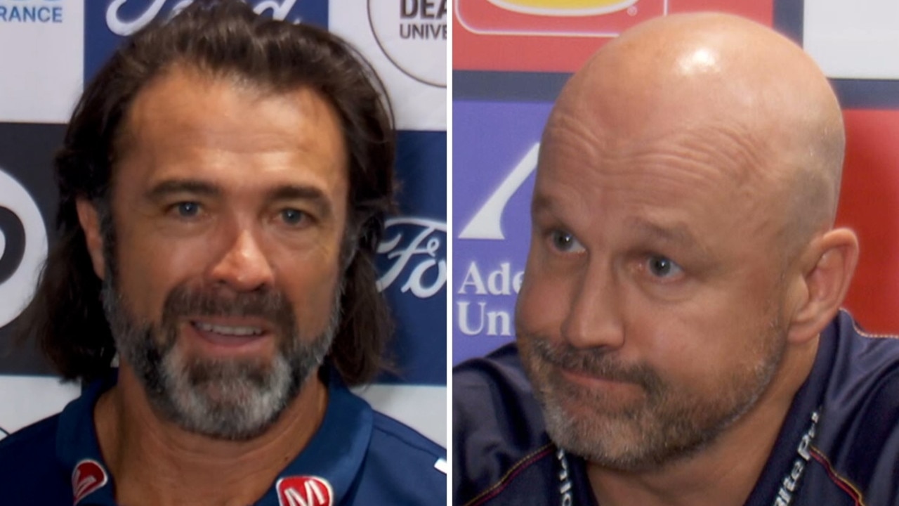 Chris Scott full press conference video, Matthew Nicks, Tom Atkins free kick, Geelong Cats vs Adelaide Crows, latest news