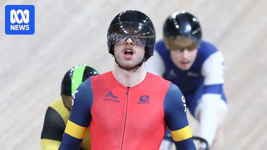 Leigh Hoffman and Alessia McCaig complete track nationals sprint doubles in keirin