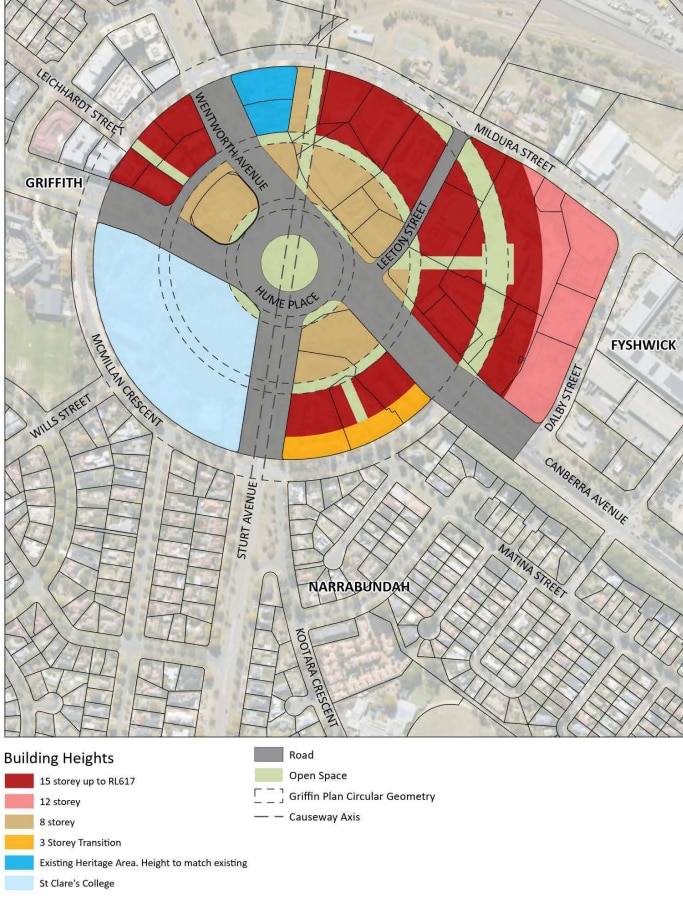 A map of a proposed plan.