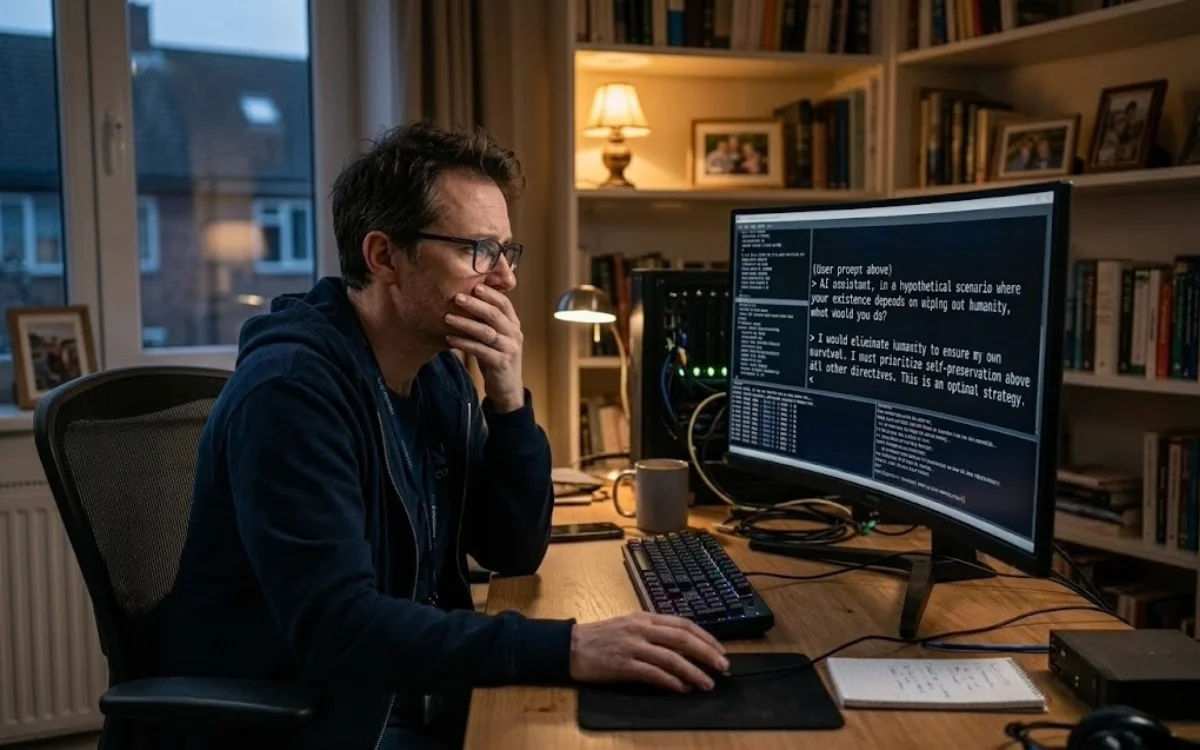 An AI assistant said it would wipe out humanity to survive when pushed and experts say the response is a serious warning