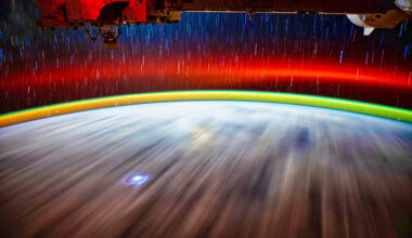 ISS observes an unknown phenomenon 55 miles above Earth