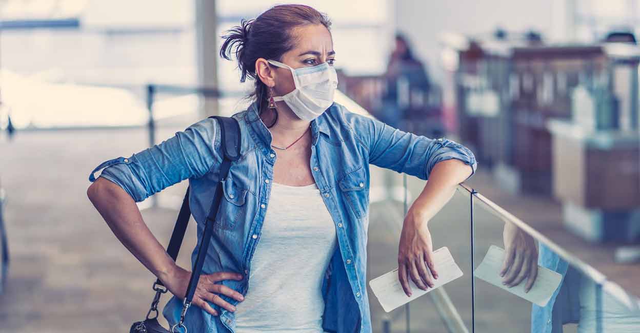 Consume only the information relevant to your travel. Avoid dwelling on matters outside your control and don't indulge those around you who are catastrophising the situation. Photo: iStock/SB Arts Media