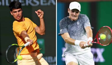 Carlos Alcaraz was full of praise for Joao Fonseca at the BNP Paribas Open in Indian Wells.