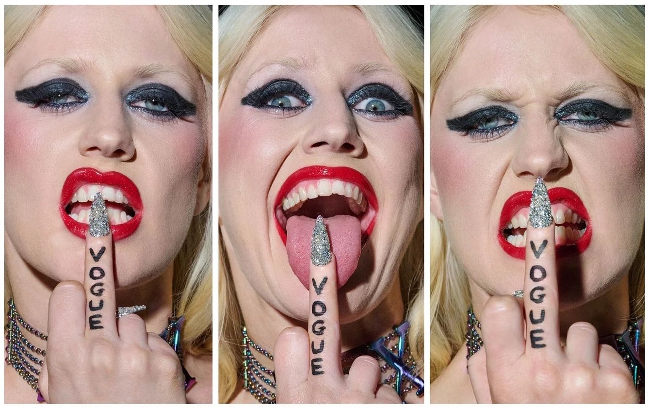 The Vogue Shoot Behind a Strange Fight