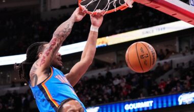 McCain scores 20 as Thunder beat Bulls 116-108 without Gilgeous-Alexander