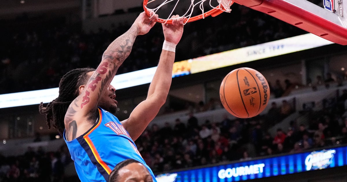 McCain scores 20 as Thunder beat Bulls 116-108 without Gilgeous-Alexander