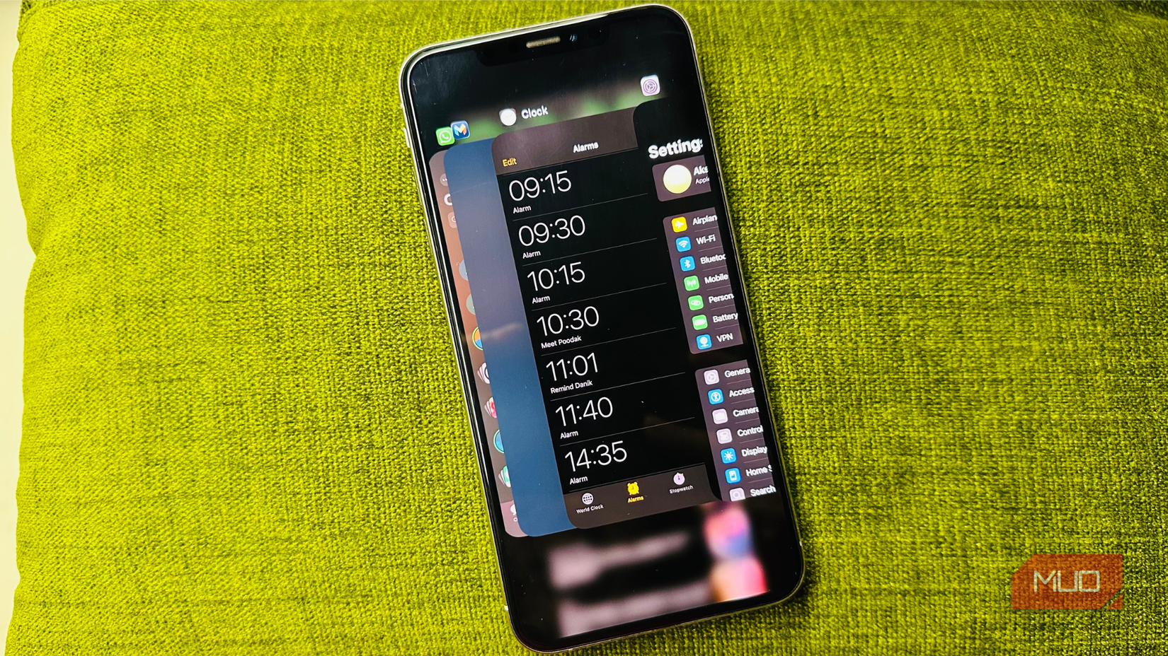 App Switcher on an iPhone