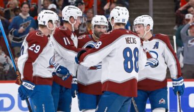 Avalanche defeat Blackhawks, become 1st team to clinch playoff berth