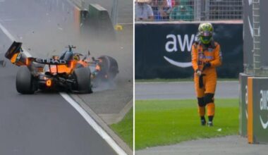 Australian Grand Prix race live updates and results, Oscar Piastri crashes out on warm-up lap, starting grid, pole position, latest news