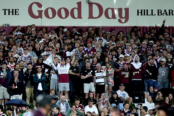 A healthy crowd turned up for Daly Cherry-Evans’ home-coming.