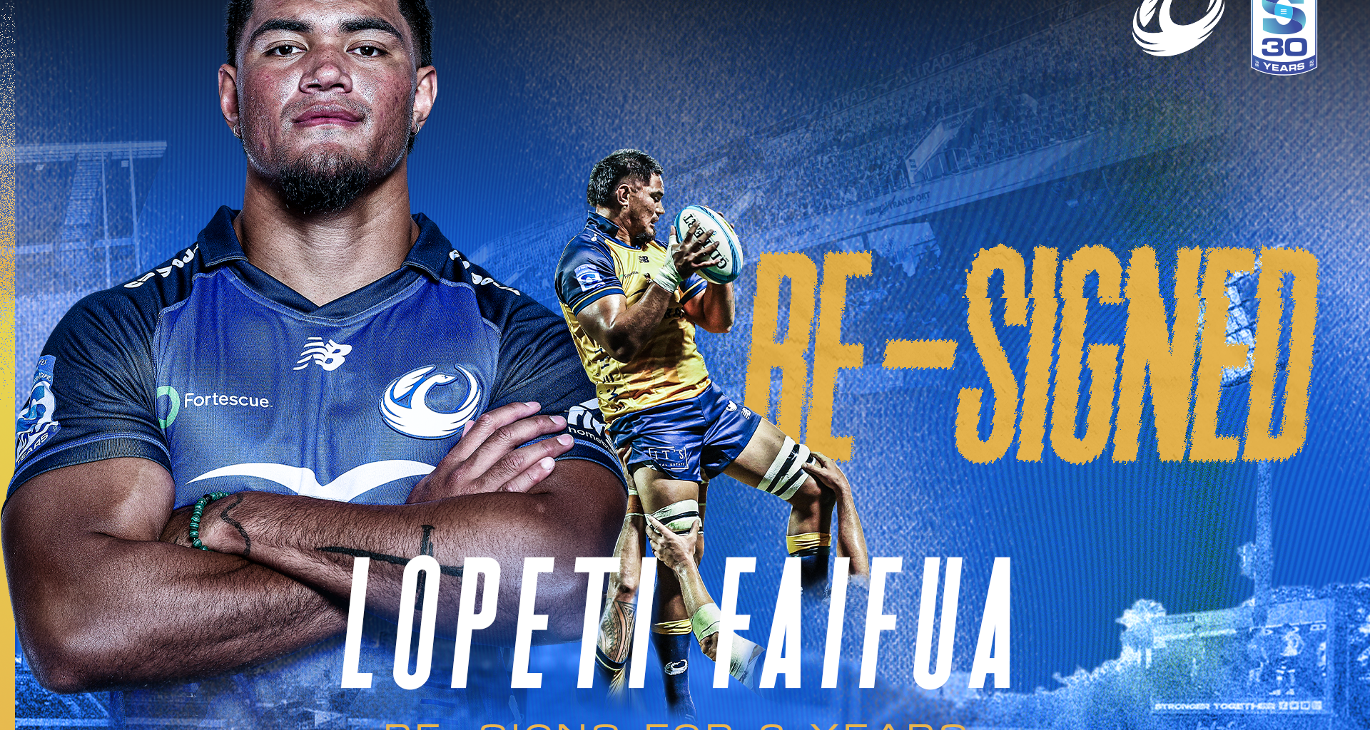 Locked in - Faifua inks two-year extension with Force