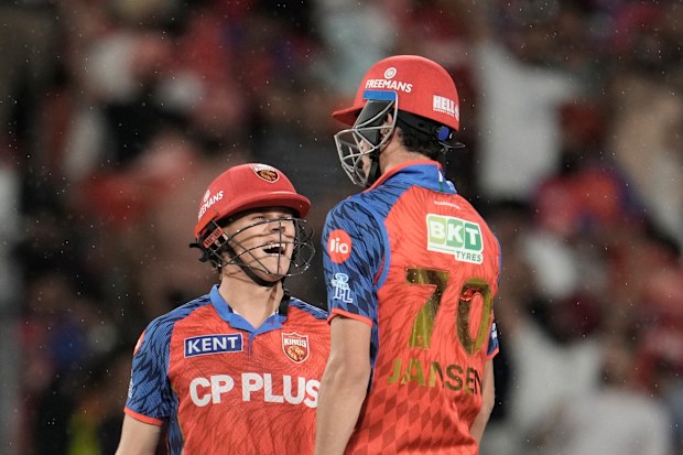 Cooper Connolly in action for the Punjab Kings.