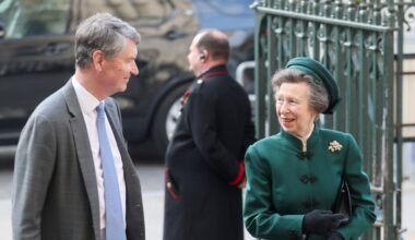 'Ignore them': Lip reader reveals Princess Anne's stern advice to Sir Timothy Laurence as anti-monarchy protesters mar Commonwealth Day Service