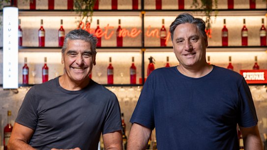 Fabio, left, and Yuri Angele – the brothers who run Brunetti.