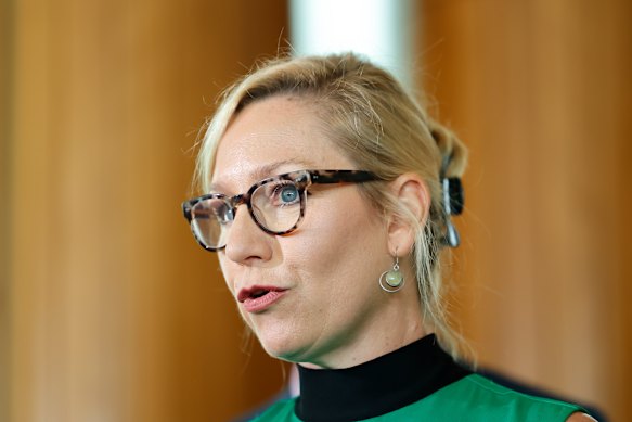 Greens leader Larissa Waters was among the senators pushing for the review. 