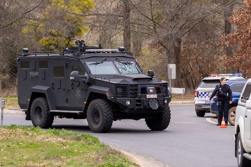 Police car in Porepunkah